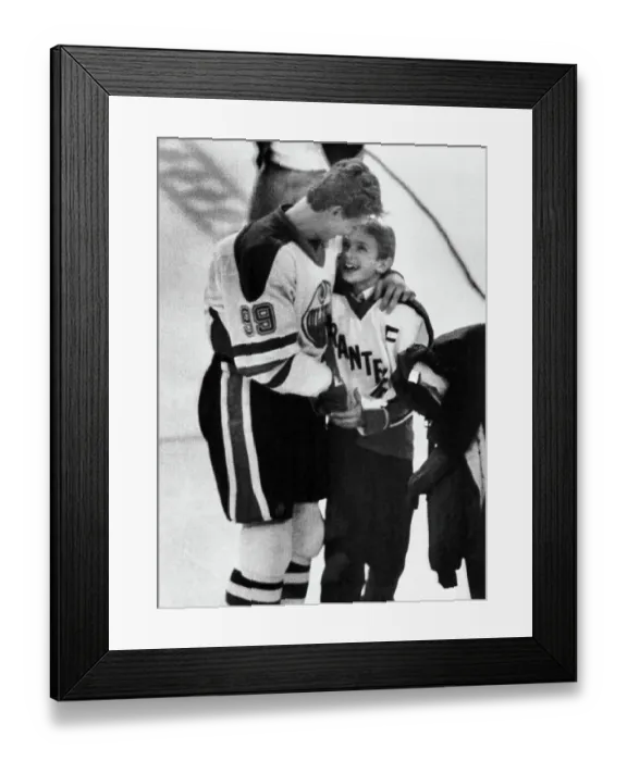 Framed Print : Wayne and Brent Gretzky Framed Print : Wayne and Brent Gretzky