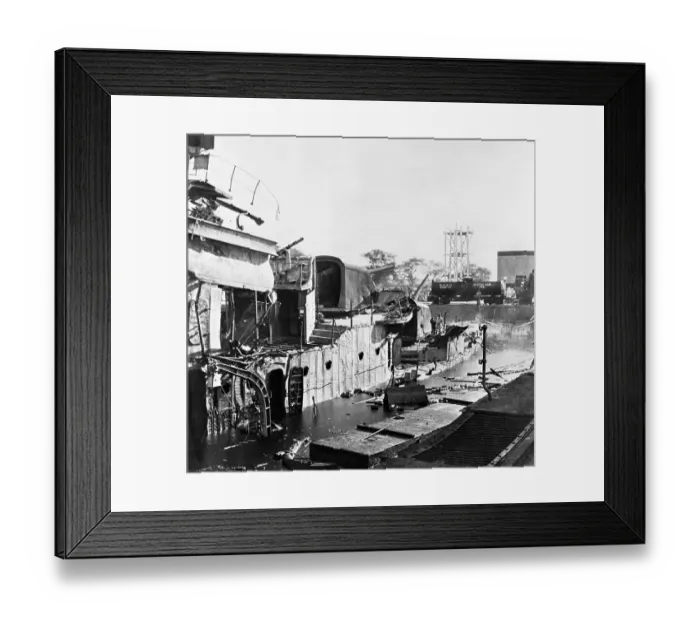 Framed Print : U.S. Destroyer Downes Framed Print : U.S. Destroyer Downes