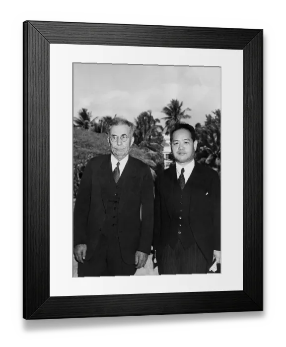 Framed Print : Joseph Poindexter and Nagao Kitta Framed Print : Joseph Poindexter and Nagao Kitta