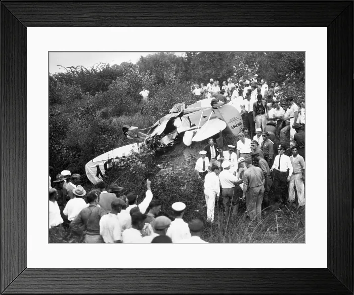 Framed Print : Florence Klingensmith's Crashed Plane Framed Print : Florence Klingensmith's Crashed Plane
