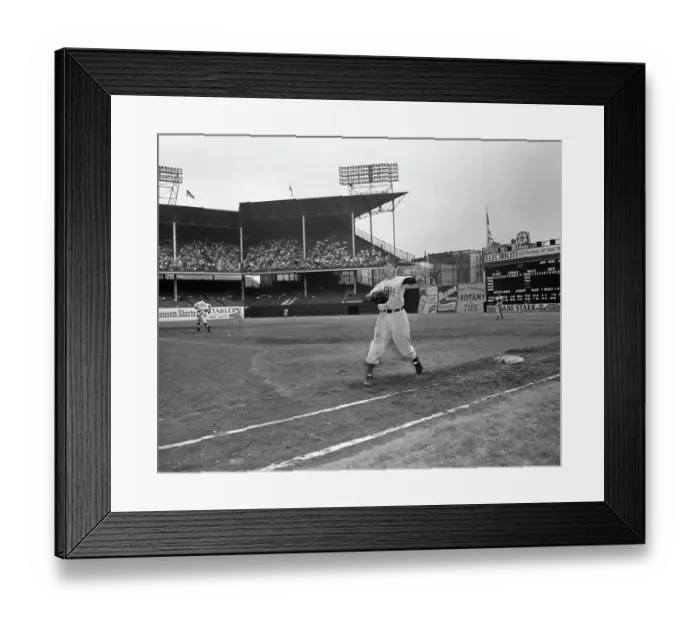 Framed Print : Eddie Waitkus Framed Print : Eddie Waitkus