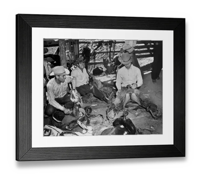 Framed Print : Wild Horse Auction and Rodeo