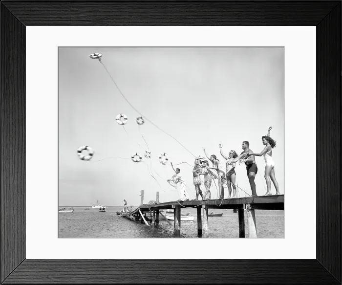 Framed Print : Life Saving Instruction at the Red Cross National Aquatic School Framed Print : Life Saving Instruction at the Red Cross National Aquatic School