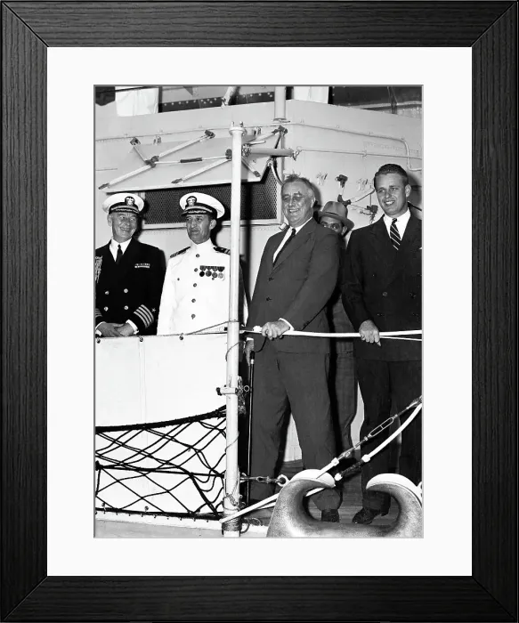 Framed Print : President Roosevelt Begins Gulf Fishing Vacation Framed Print : President Roosevelt Begins Gulf Fishing Vacation