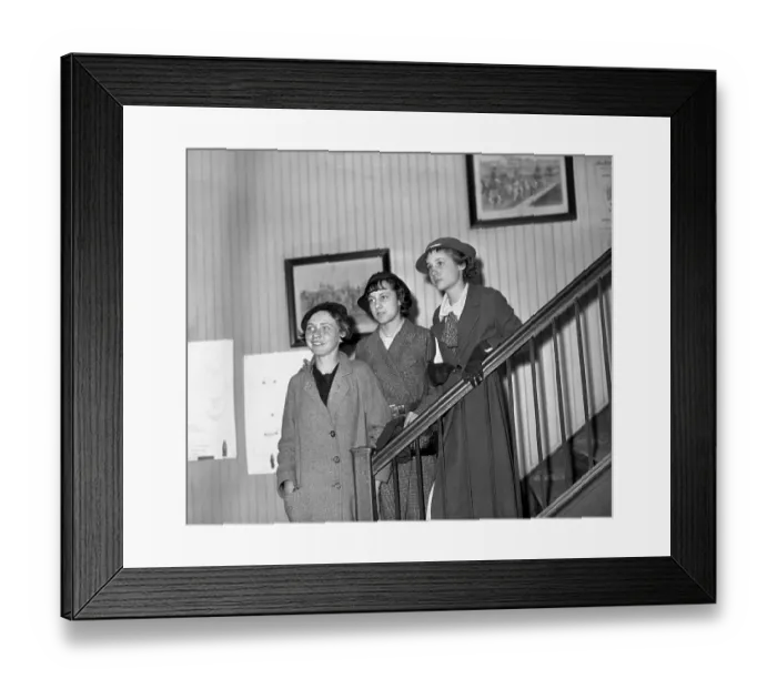 Framed Print : Young Ladies at the Riding Club Framed Print : Young Ladies at the Riding Club