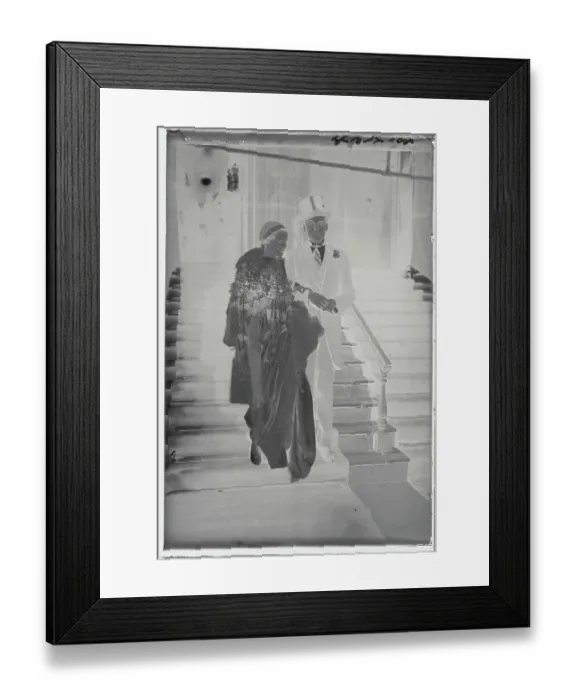 Framed Print : Newlyweds Leaving Church Together Framed Print : Newlyweds Leaving Church Together