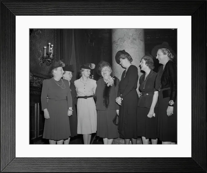 Framed Print : Members of The Women's Press Club Framed Print : Members of The Women's Press Club