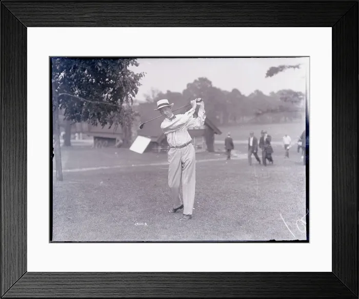 Framed Print : Mcdonald Smith Swinging Golf Rqacket Framed Print : Mcdonald Smith Swinging Golf Rqacket