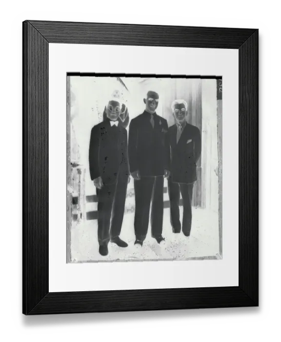 Framed Print : Philippine Politicians Posing with Their General Emilio Aguinaldo