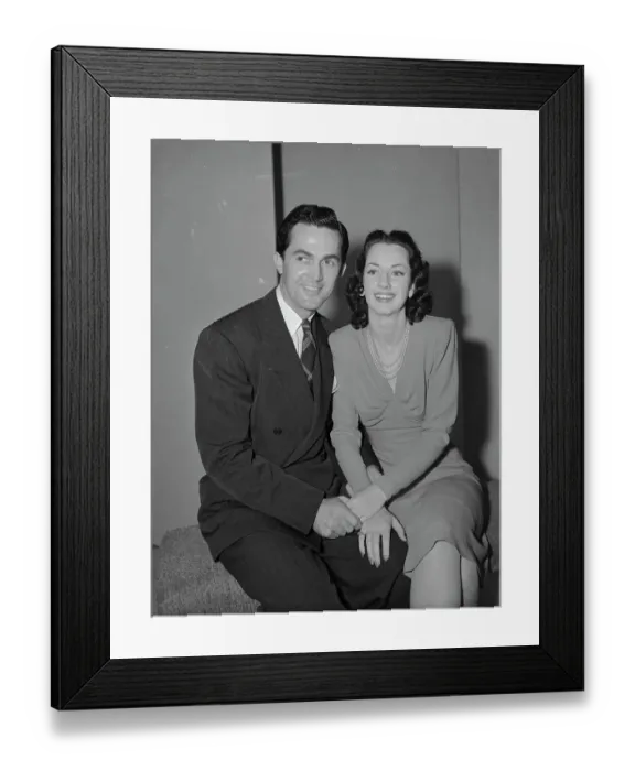 Framed Print : Couple Kirk Alyn and Virginia O'Brien Framed Print : Couple Kirk Alyn and Virginia O'Brien