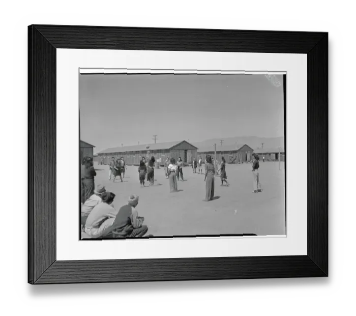 Framed Print : Japanese Girls Playing Volleyball Framed Print : Japanese Girls Playing Volleyball