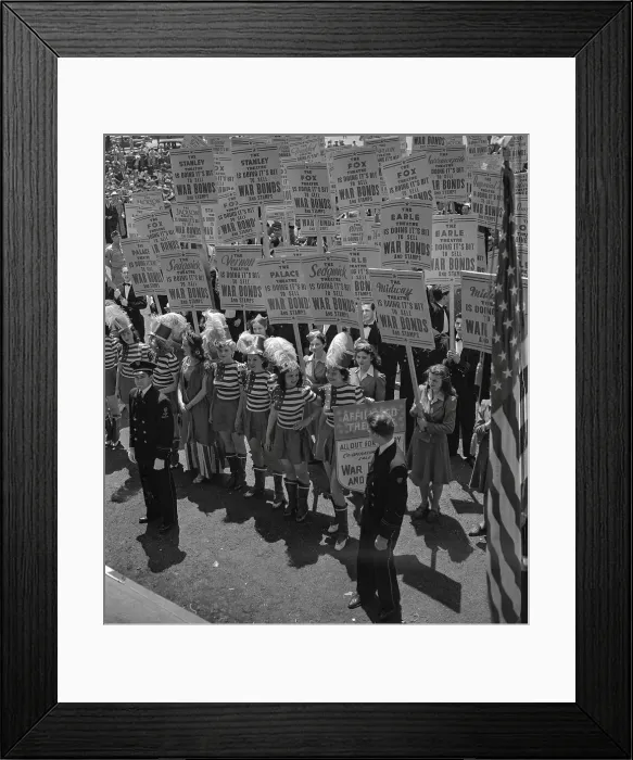 Framed Print : The War Activities Committee Holding a Rally Framed Print : The War Activities Committee Holding a Rally