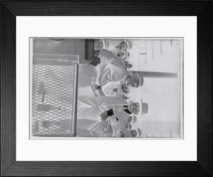 Framed Print : Johnny Evers with James Gaffney Framed Print : Johnny Evers with James Gaffney
