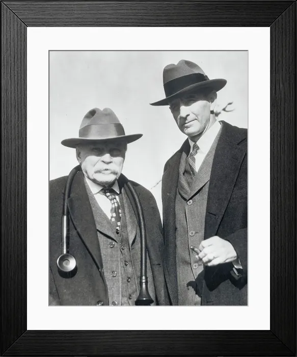 Framed Print : James Dole with Charles Henry Dukey