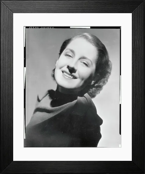 Framed Print : Portrait of Actress Norma Shearer