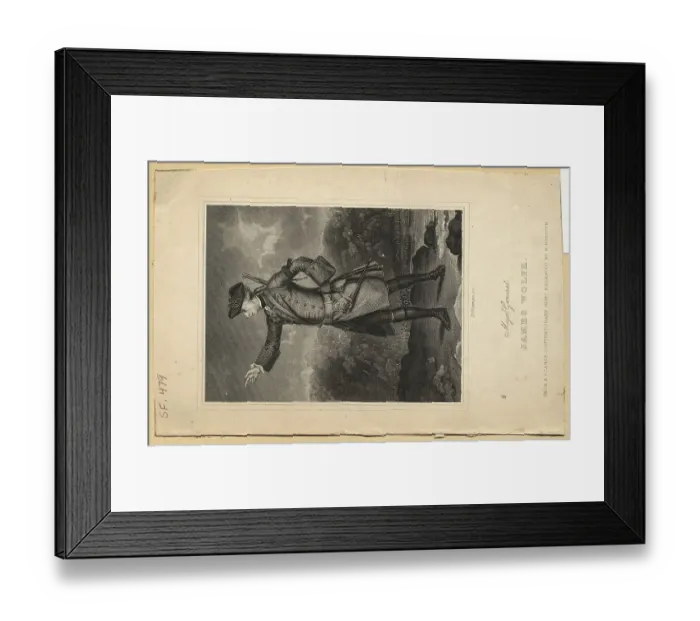 Framed Print : British Major General James Wolfe Framed Print : British Major General James Wolfe