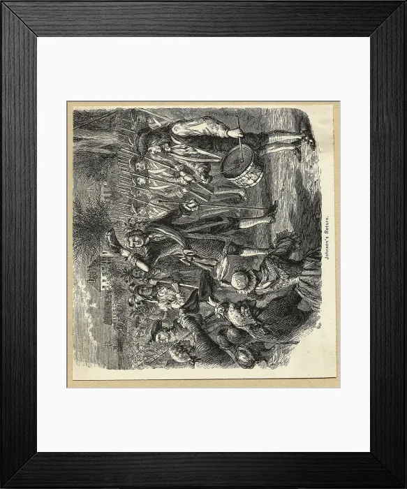Framed Print : Governor Robert Johnson And Followers Framed Print : Governor Robert Johnson And Followers