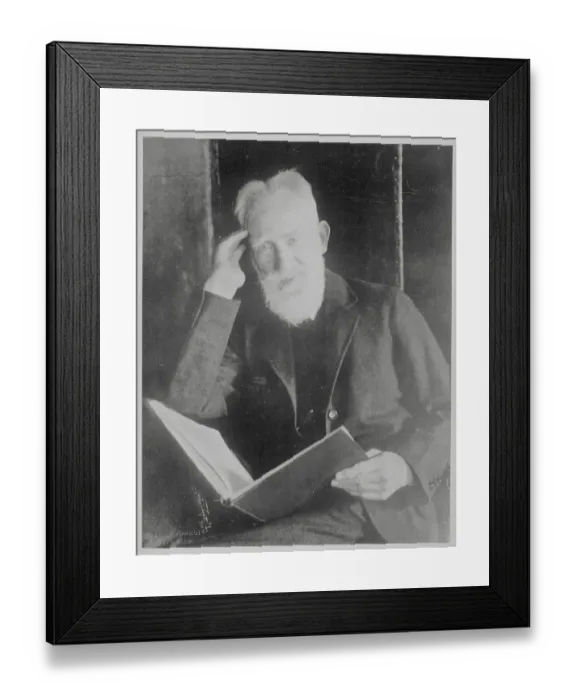 Framed Print : Portrait of George Bernard Shaw Framed Print : Portrait of George Bernard Shaw