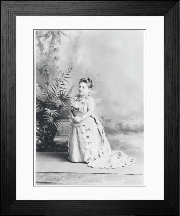 Framed Print : Dwarf Girl Wearing Evening Gown Framed Print : Dwarf Girl Wearing Evening Gown