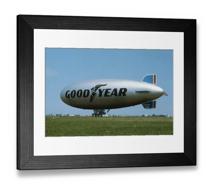 Framed Print : Good Year Blimb Columbia Framed Print : Good Year Blimb Columbia