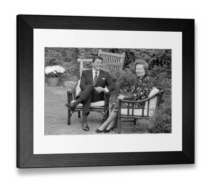 Framed Print : Ronald Reagan and Margaret Thatcher Framed Print : Ronald Reagan and Margaret Thatcher