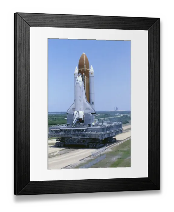 Framed Print : Shuttle Being Transported Framed Print : Shuttle Being Transported