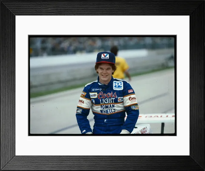 Framed Print : Portrait of Al Unser Framed Print : Portrait of Al Unser