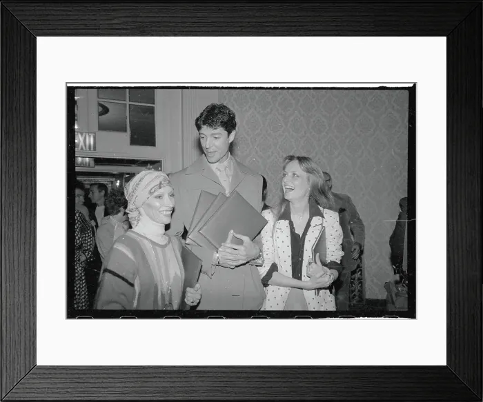 Framed Print : Portrait of Natalia Makarova, Twiggy anf Tommy Tune Framed Print : Portrait of Natalia Makarova, Twiggy anf Tommy Tune
