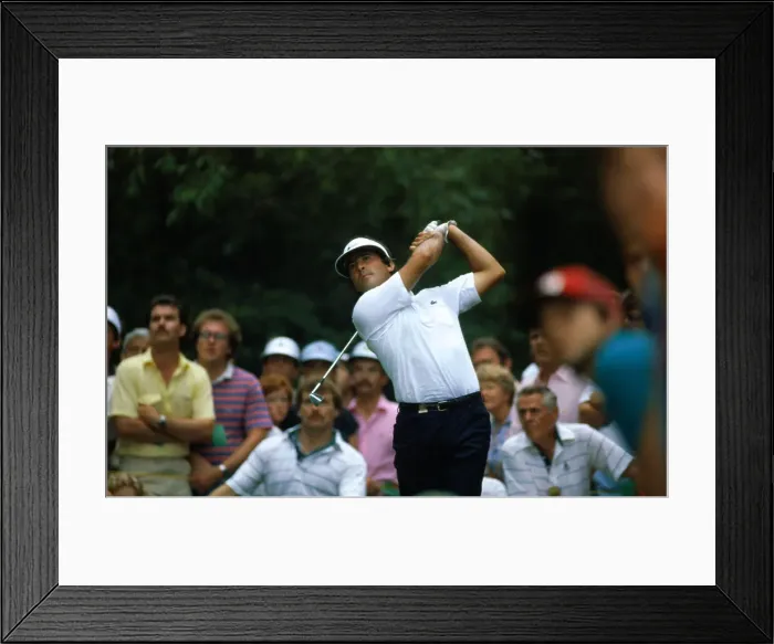 Framed Print : Tom Watson Teeing Off Framed Print : Tom Watson Teeing Off