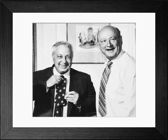 Framed Print : Ariel Sharon With Mayor Ed Koch Framed Print : Ariel Sharon With Mayor Ed Koch