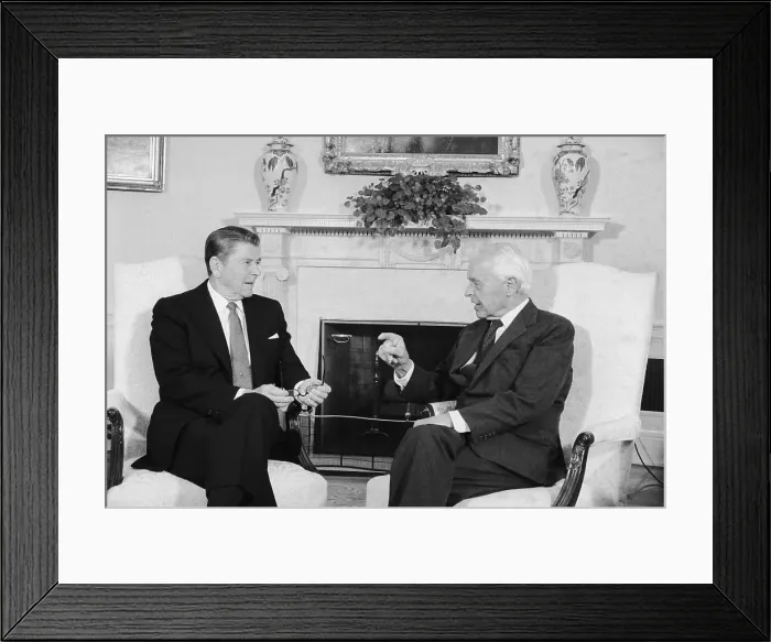 Framed Print : Ronald Reagan and Paul Nitze Framed Print : Ronald Reagan and Paul Nitze