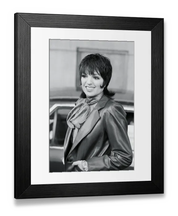 Framed Print : Portrait of Liza Minnelli Smiling Framed Print : Portrait of Liza Minnelli Smiling