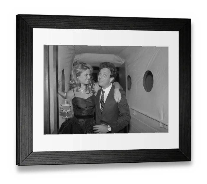 Framed Print : Christie Brinkley and Billy Joel Framed Print : Christie Brinkley and Billy Joel