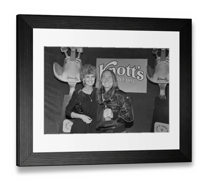 Framed Print : Willie Nelson and Wife Connie Framed Print : Willie Nelson and Wife Connie