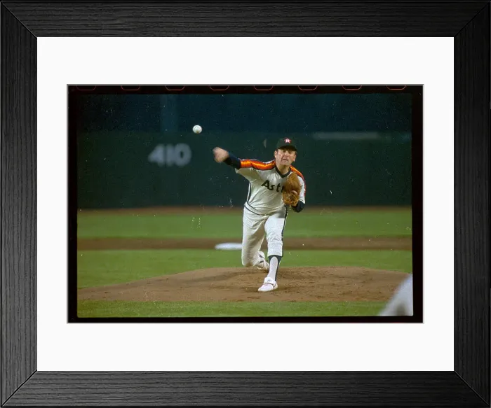 Framed Print : Portrait of Nolan Ryan Framed Print : Portrait of Nolan Ryan