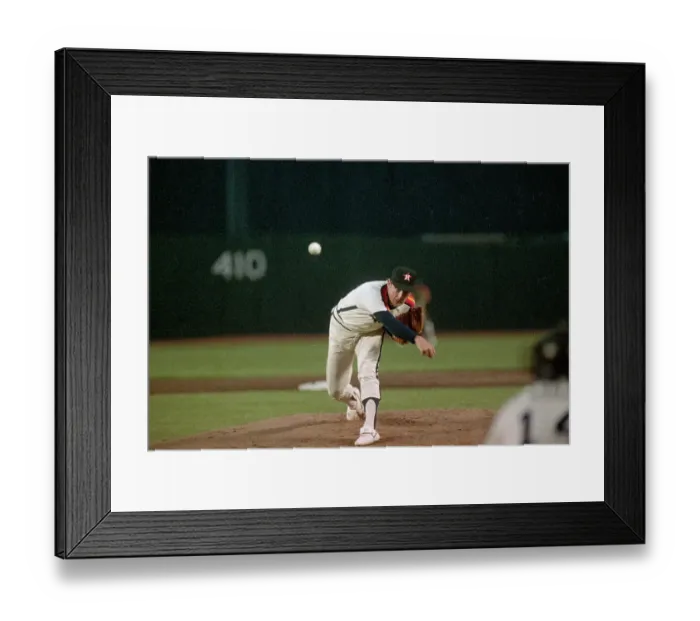 Framed Print : Action Shot of Nolan Ryan Pitching Framed Print : Action Shot of Nolan Ryan Pitching