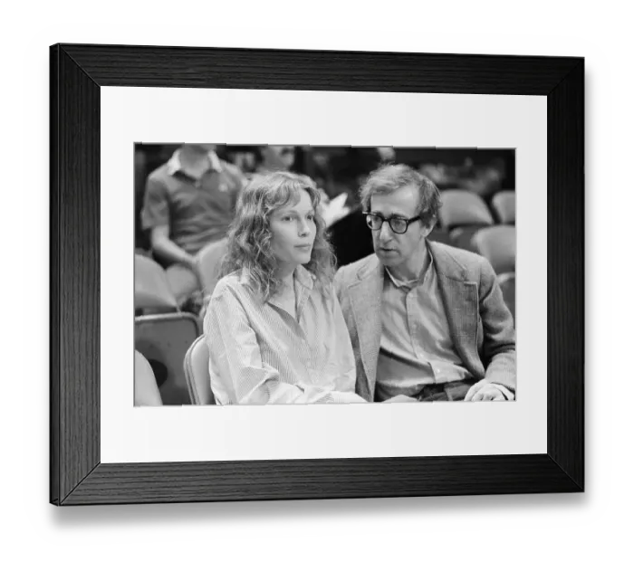 Framed Print : Mia Farrow & Woody Allen Framed Print : Mia Farrow & Woody Allen