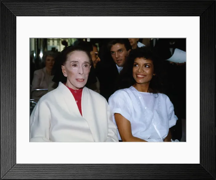 Framed Print : Martha Graham and Bianca Jagger Speaking Framed Print : Martha Graham and Bianca Jagger Speaking