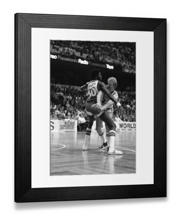 Framed Print : Larry Bird Trick Passing Ball to Teammate Framed Print : Larry Bird Trick Passing Ball to Teammate