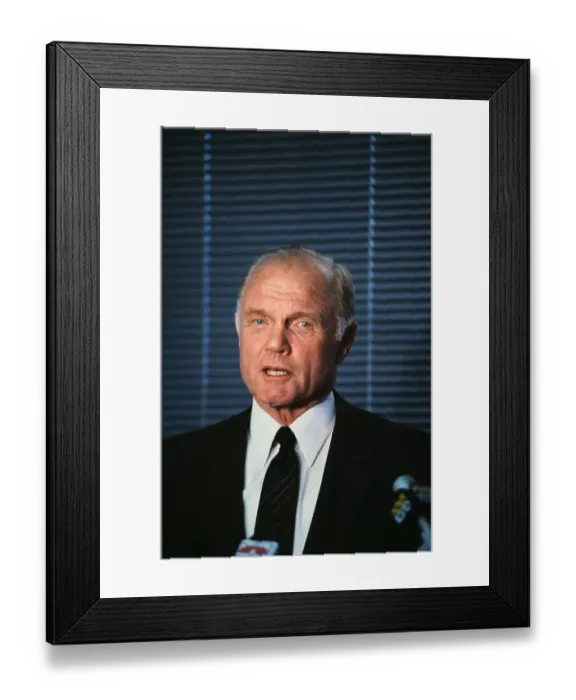 Framed Print : Portrait of John Glenn Framed Print : Portrait of John Glenn