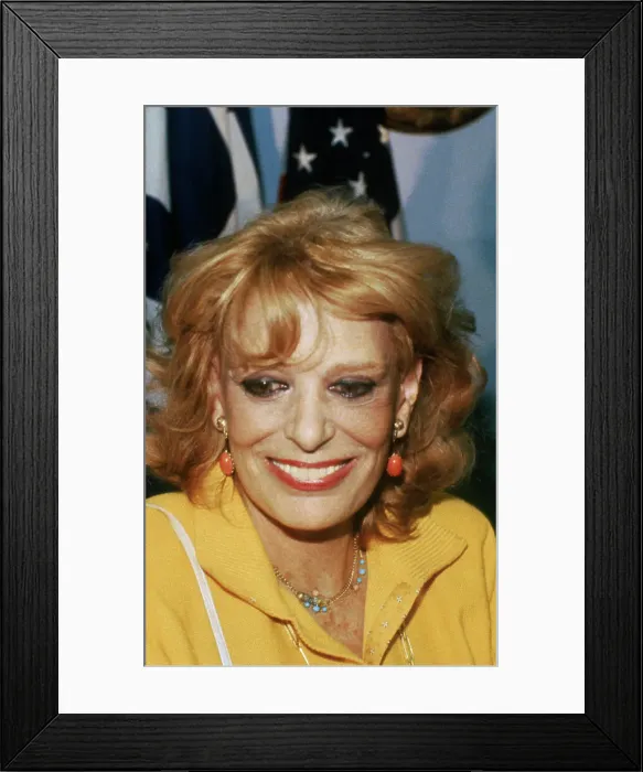 Framed Print : Greek Actress Melina Mercouri Wearing Yellow Framed Print : Greek Actress Melina Mercouri Wearing Yellow
