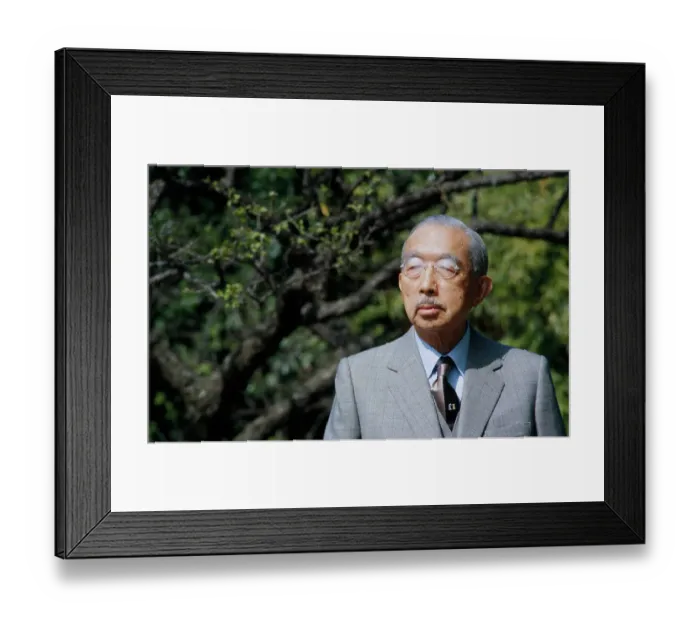 Framed Print : Portrait of Emperor Hirohito