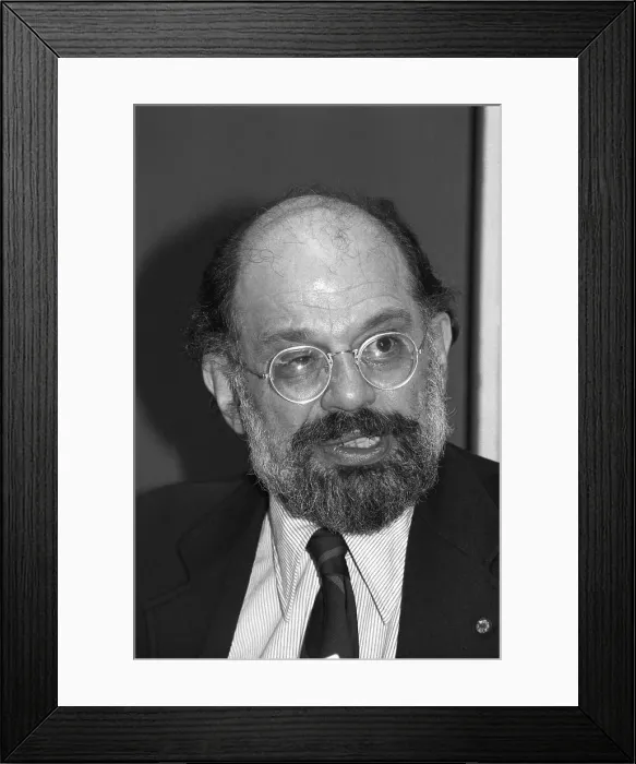 Framed Print : Allen Ginsburg Framed Print : Allen Ginsburg