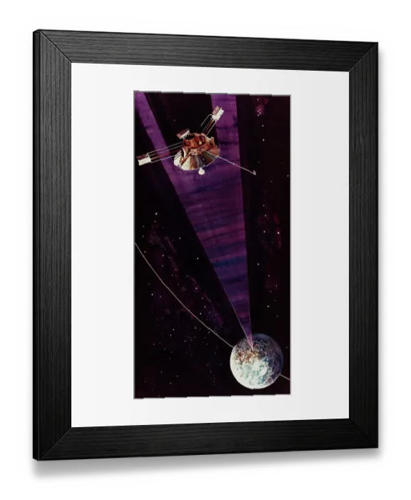 Framed Print : Pioneer 10 Passing Jupiter