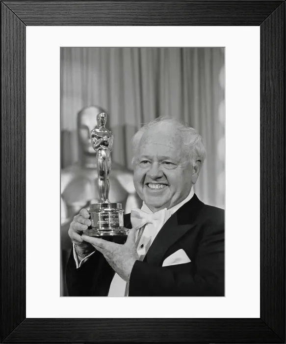 Framed Print : Mickey Rooney Holding His Oscar Award Framed Print : Mickey Rooney Holding His Oscar Award