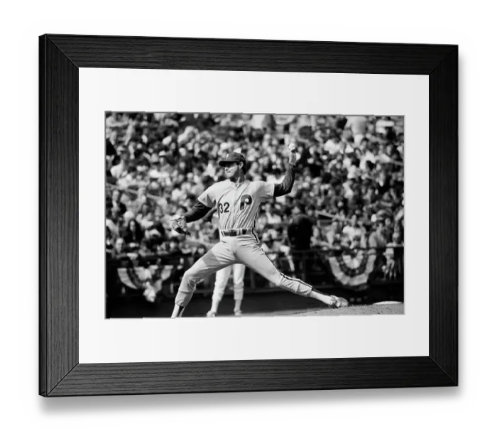 Framed Print : Steve Carlton Pitching In Baseball Game Framed Print : Steve Carlton Pitching In Baseball Game