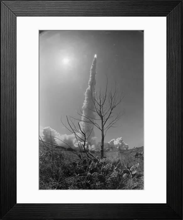 Framed Print : Launch of The Space Shuttle Challenger Framed Print : Launch of The Space Shuttle Challenger