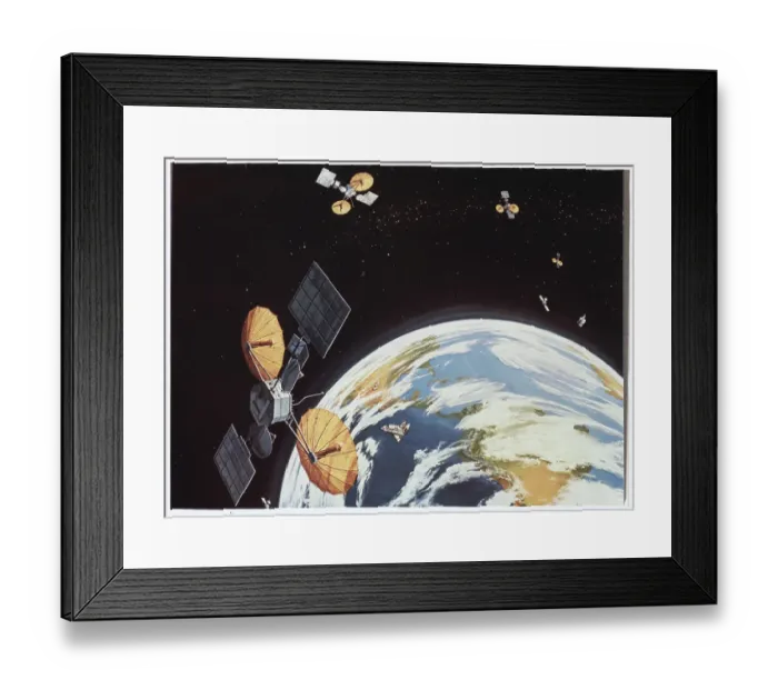 Framed Print : Space Shuttle in Earth's Orbit