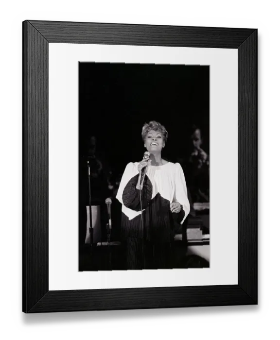 Framed Print : Dionne Warwick Performing For Q E Ii Framed Print : Dionne Warwick Performing For Q E Ii
