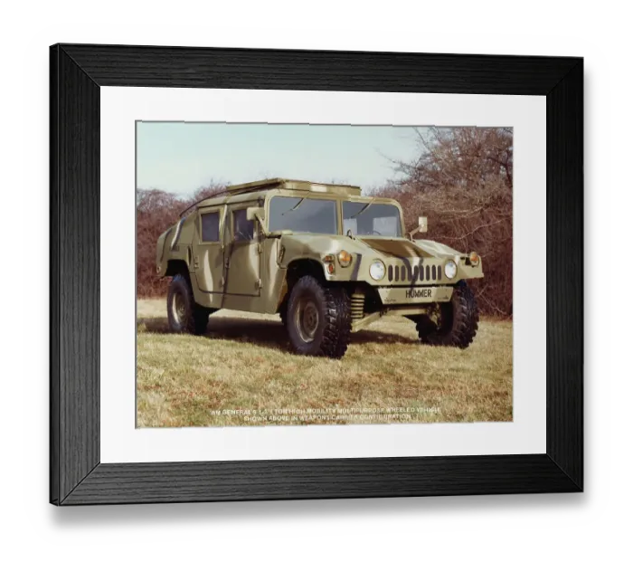 Framed Print : AM General's Multipurpose Hummer Framed Print : AM General's Multipurpose Hummer